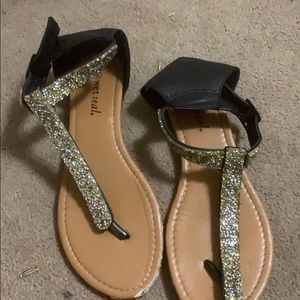 Never used Sandles from wet seal